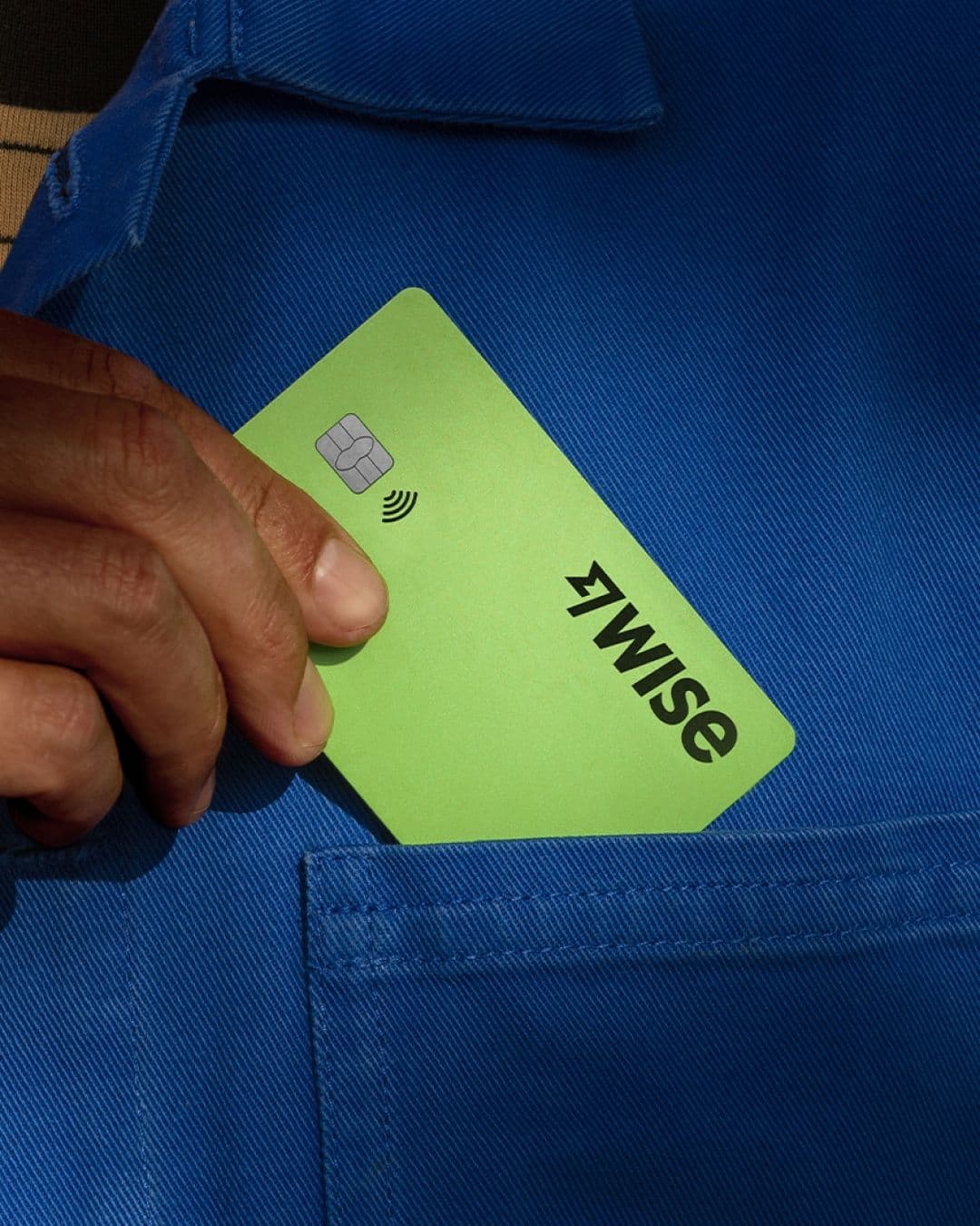 WiseVault transfer pocket card